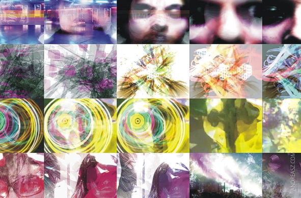 ANDREASZ.COM LIVE VISUALS Collage