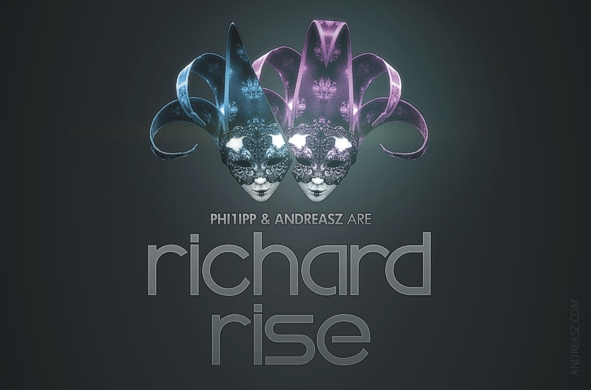 dark logo design with masks richard rise