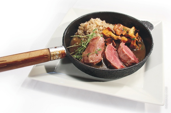 Food Essen Eierschwammerl Fleisch Reis