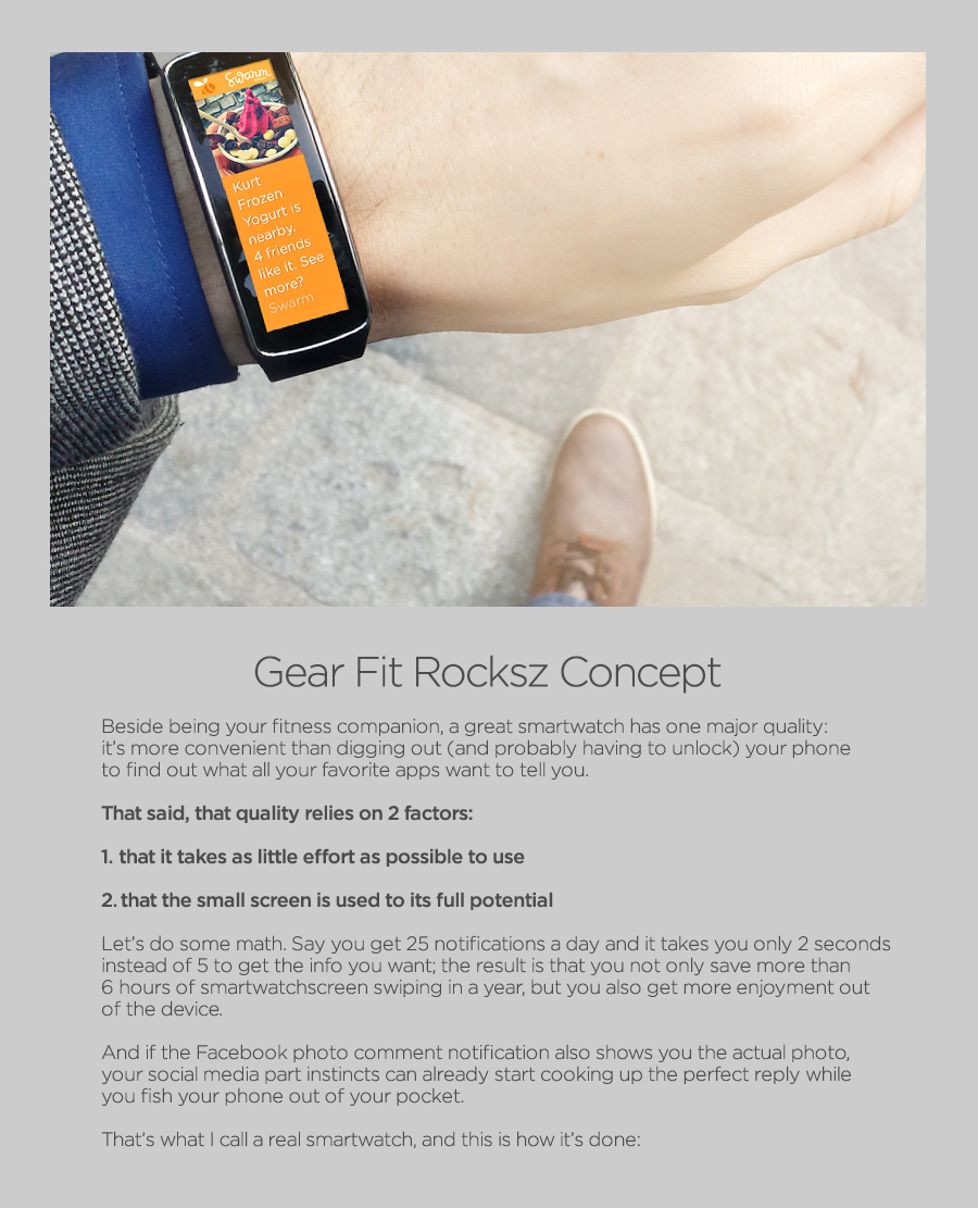 Samsung Gear Fit Rocksz Concept